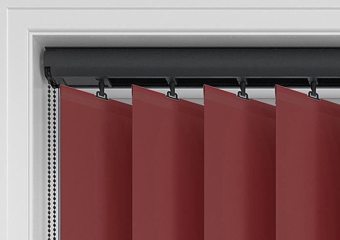 Orion (Blackout), Deep Carmine - Vertical Blind - Image 14